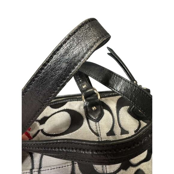 Sold! Coach Daisy Signature Outline Emma Metallic Tote - Picture 3 of 6